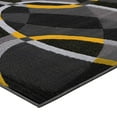 thumbnail image 5 of Handcraft Rugs - Yellow/Gray/Silver/Black/Abstract Area Rug Modern Contemporary Oval and Circle Design Pattern, 5 of 5