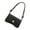 Black, variant on Stylish Crossbody Bag with Adjustable Strap Candy Color Shoulder Bags PU Leather Underarm Purse for Everyday Use