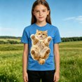 thumbnail image 5 of Lullu Toddler Boys Funny Animal Graphic Tee Shirt Short Sleeve T-Shirt Top, Sizes 2-3, 5 of 5