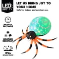 thumbnail image 4 of Joyfy 8 FT Halloween Inflatables Spider with Rotating Colorful Light,Light Up Spider with Orange Eyes Halloween Blow up Yard Decorations,Outdoor Halloween Decor, 4 of 11