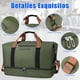 thumbnail image 3 of Maleta Deportiva, Bolsa de Deporte Gym, Bolsa para Gym de Separación Húmedo y Seco, Bolsa de Viaje con Compartimento para Zapatos, para Mujeres y Hombres, para Gimnasio, Natación (Verde Militar), 3 of 4