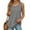 Gris, variante sur CFLVAEK Débardeurs en Gaze de Coton Surdimensionnés pour Femmes Blouses Décontractées Col Rond Respirantes Couleur Unie Sans Manches Hauts de Resort