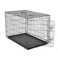 thumbnail image 3 of Max & Marlow Single-Door Dog Crate, Foldable Metal Wire Kennel, Portable, Tray and Divider Included, 42" x 27" x 30", 3 of 7