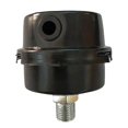 thumbnail image 1 of Black Iron Shell Air Noise Intake Filter Muffler Silencer 1/4 Inch Thread For Oil Free Air Compressor Inlet Parts, 1 of 2