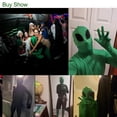 thumbnail image 2 of Traje de cuerpo entero VSVO Greenman, disfraz de alienígena verde lima, 2 of 2