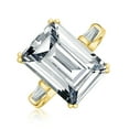 thumbnail image 2 of Bling Jewelry Womens Art Deco Style 10CT Emerald Cut Engagement Ring, 2 of 6