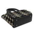thumbnail image 4 of Single Shoulder Bag Rivet Bag 7.48×7.48×3.94in Removable Shoulder Belt Can Be Held Or Diagonal Across A Variety Of Matching Styles Darkvoilet Houndstooth Checkered_1, 4 of 6