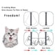 thumbnail image 4 of Puerta para mascotas, puerta con solapa para perros y gatos, 4 formas de cerradura, de plástico suave, fácil de instalar, puerta de seguridad para mascotas, puerta de seguridad para cachorros y gati, 4 of 5