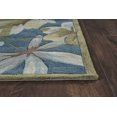 thumbnail image 2 of HomeRoots 350306 8 ft. x 10 ft. 6 in. Polyester Ocean Area Rug, 2 of 4