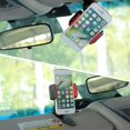 thumbnail image 5 of 360° Mount Holder Car Dashboard Sun Visor Mirror Stand B1L8 For Mobile U N4W3 By NZRUANE, 5 of 9
