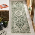 thumbnail image 3 of SAFAVIEH Outdoor LND137Y Linden Collection Green / Creme Rug, 3 of 10