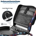 thumbnail image 4 of FORMRS Zipper Binder with Shoulder Strap 2-inch Ring 500 Sheet Capacity File Bag, Purple Dragon Scales Pattern, 4 of 5