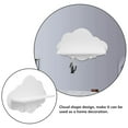 thumbnail image 4 of Shisuyan 1pc Punch Free Wooden Cloud Shape Baffle Shelf Floating Shelf for Home (White), 4 of 8