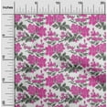 thumbnail image 1 of oneOone Silk Tabby Fabric Leaves & Floral Ikat Print Fabric By Yard 42 Inch Wide, 1 of 4