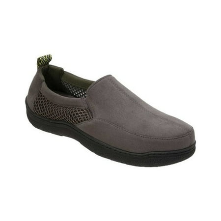 - Dearfoams Men's Microsuede and Mesh Jungle Moc Slipper
