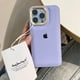 thumbnail image 2 of Funda De Silicona De Lujo Púrpura Lente De Metal Suave iPhone 11 12 13 14 Pro MAX A Prueba De Golpes Protección Trasera, 2 of 4