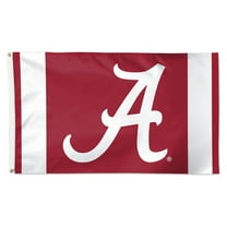 WinCraft Alabama Crimson Tide 3' x 5' Vertical Stripe Deluxe Single-Sided Flag