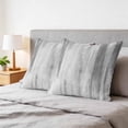 thumbnail image 6 of 16x16 Pillow Covers Set of 2, Light Gray Ombre Square Throw Pillow Covers for Couch/Sofa/Living Room, Modern Abstract Art Oil Painting Decorative Soft Pillowcases for Couch Throw Pillows, 6 of 9
