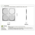 thumbnail image 2 of Ekena Millwork 11 7/8"W x 11 7/8"H Adonis EnduraWall Decorative 3D Wall Panel (50-Pack for 48.96 Sq. Ft.), 2 of 12
