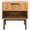 Oak/Black, variant on SAFAVIEH Axelle Modern 1 Drawer Nightstand,Walnut/Black