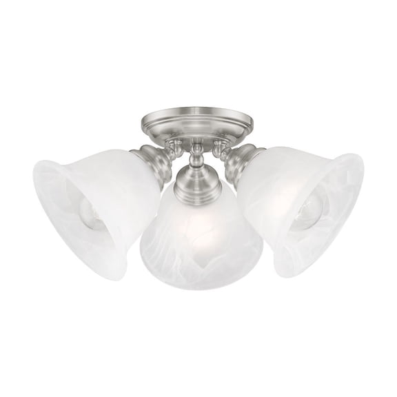 Livex Lighting Essex Ceiling Mount in Brushed Nickel