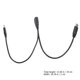 thumbnail image 2 of COSMOBETTY Cable Extensión USB Y Splitter Negro Con Doble Conector Macho Para Alimentación Y Datos Confiables, 2 of 8