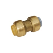 SharkBite 1/2 in. Push x 1/2 in. Dia. Push Brass Coupling