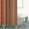 thumbnail image 5 of Boho Inspired Shower Curtain 72x84 Inches Polyester Tribal Pattern Vintage Bathroom Decor, 5 of 5
