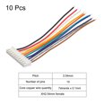thumbnail image 3 of XH Connector 2.54 mm Pitch 10pin Female Connector Plug with Wire Cable 10CM Length Tinned Copper Wire Head 10PCS, 3 of 5
