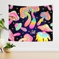 thumbnail image 1 of BLINGPAINTING Mushroom Tapestry Colorful Fantasy Plants Tapestries Wall Hanging for Bedroom Living Room Decor, 1 of 6