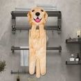 thumbnail image 3 of Qholemyo Dog Hand Towel Kitchen Bathroom Dog Towel Hanging Simulation Cute Pet Hand Towel Bathroom Hand Towels Soft Hand Towels, 3 of 5