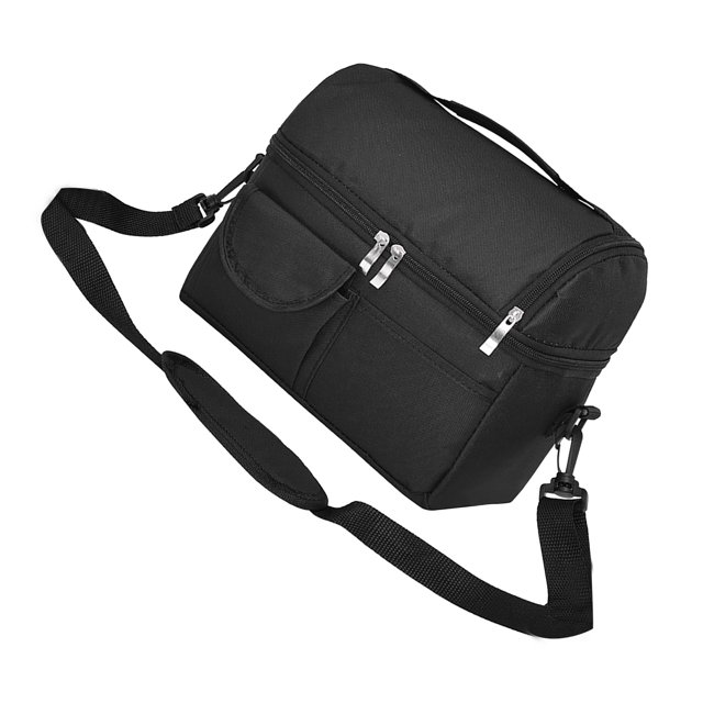 Bolsa de picnic aislada ANGGREK doble capa portátil para oficina 25 x 2 x 24 cm