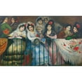 thumbnail image 2 of Ricard Canals i Llambí 24x16 Gold Ornate Framed and Double Matted Museum Art Print Titled - A Balcony at the Bullfight, 2 of 4