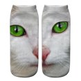 thumbnail image 3 of Cara en Calcetines Mid-Calf Unisex Tejido Transpirable Suave para el Uso Diario / Regalo, 3 of 3