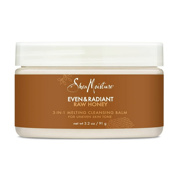Bálsamo limpiador SheaMoisture Even and Radiant 90 ml con miel cruda