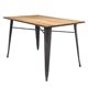 thumbnail image 1 of Mesa Comedor Industrial Madera, Patas de Acero Estilo Tolix, 1 of 7