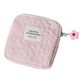 thumbnail image 1 of Esquirla Sanitary Napkin Storage Bag Compact Small Cosmetic Bag for Ladies Girls Coin Pink, 1 of 8