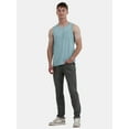 thumbnail image 3 of No Boundaries Men's & Big Men's Burnout Textured Tank, 2-Pack, Sizes XS-3XL, 3 of 7