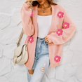 thumbnail image 5 of Vedolay Cardigan Sweaters for Women Open Front Knit Coat Sweaters for Women 2023 Pink,M, 5 of 5
