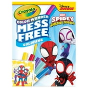 Crayola Color Wonder Mess Free Coloring Pages & Markers, Easter Basket Stuffer, Spidey & His Amazing Friends Art Supplies, Travel Activity, Easter Gift for Kids, 3+
