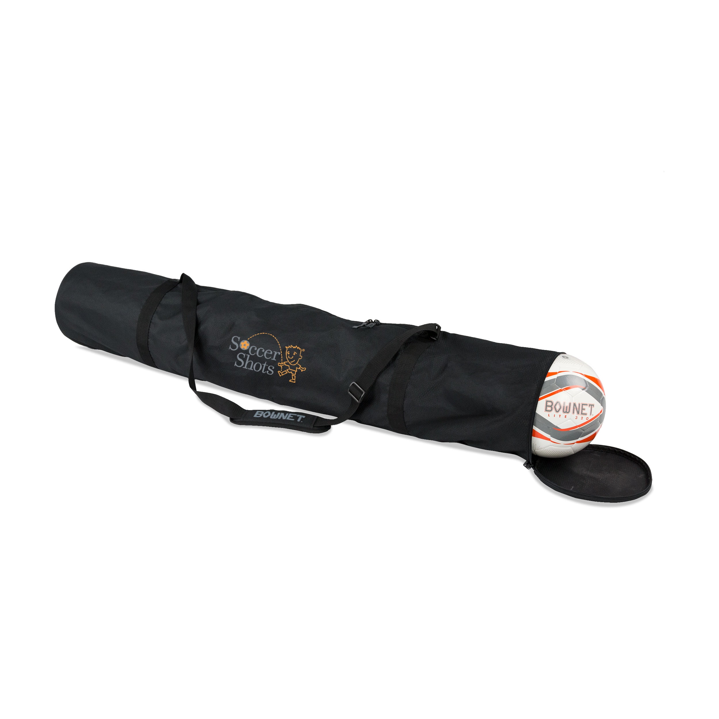 Bownet Travel Ball Tube - Holds Up to 6 Balls - Volleyballs and Soccer Ball Bag - Volleyball & Soccer Ball Bags for Coaches and Players (53' X 9')