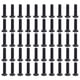 thumbnail image 2 of Tornillos, 50 piezas DIN 7985 Acero Acero Cabeza Plana Tornillo de máquina DI Uso conveniente, 2 of 9