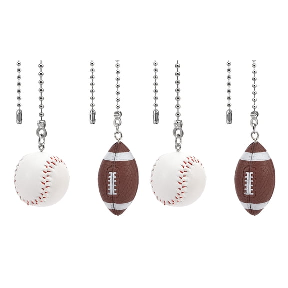 Durability Metal Pull Chain Extenders Ideal for Fan and Light Baseball Football Styles Simple Installation