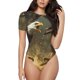 thumbnail image 1 of Balery Dinosaur Bald Eagle Body de cuello redondo de manga corta para mujer Tops de manga corta Tops básicos-XX-Large, 1 of 7