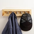 thumbnail image 4 of Better Houseware 4865 Milano Hook Horizontal Rack, Chrome/Natural Wood, 4 of 4