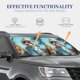 thumbnail image 4 of Fotbe Stylish Dog in Denim Outfit Juego de 2 Piezas de Parasoles para Parabrisas | Bloqueador Solar para Auto | Accesorios Plegables para Protección Solar Interior-Small, 4 of 6