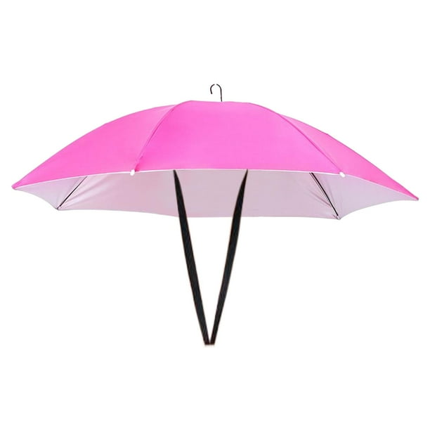 Umbrella hat sales pink