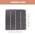 thumbnail image 2 of Masteelf  4 Pcs Assembled Floor Outdoor Rugs Interlocking Deck Tile Grey, 2 of 8