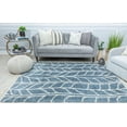 thumbnail image 4 of Rugs America BT25B Sky Vine Geometric Modern Blue Area Rug, 2'6" x 8', 4 of 6