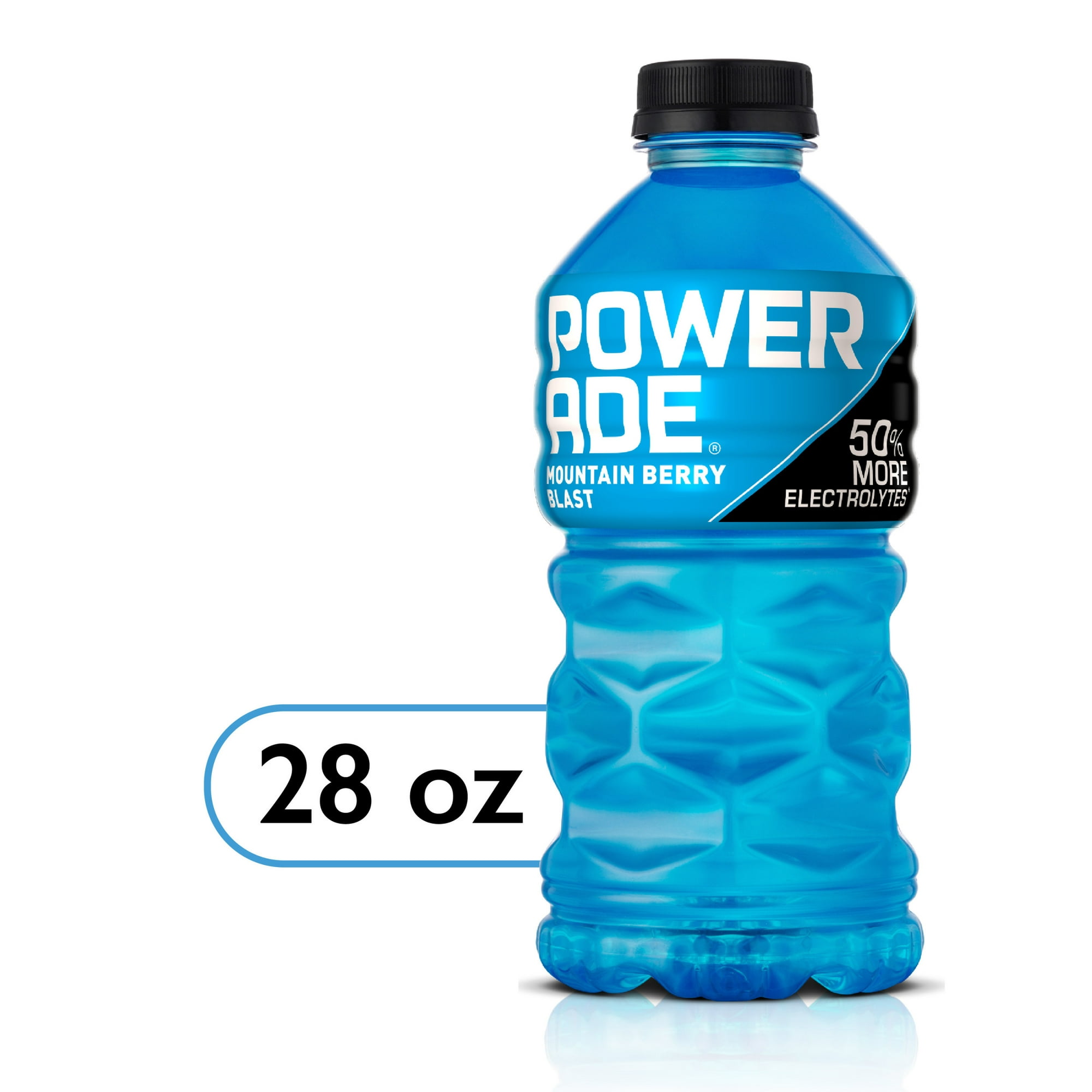 POWERADE Electrolyte Enhanced Mountain Berry Blast Sport Drink, 28 fl oz, Bottle